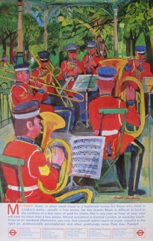 London Underground Bands in the park poster